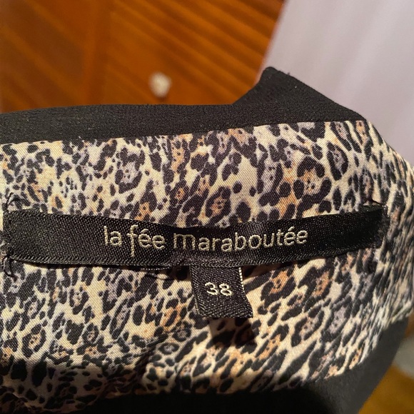 La Fée Maraboutée lined leopard print zippered jacket. - Picture 7 of 8